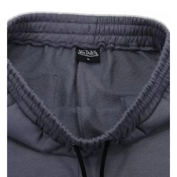 NWT Von Dutch Sweatpants Mens Medium Joggers Dirty Blue - Picture 6 of 12